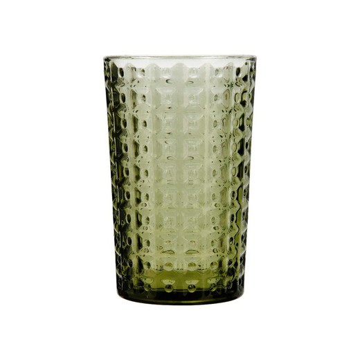 Alma vaso alto 35cl. vidrio color verde - Pack 6 unidades