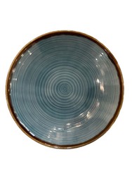 Autumn plato llano porcelana vitrificada Ø27 cm color Corn Blue