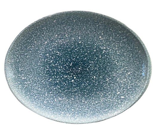 Bandeja / fuente oval color azul 31x24 cm colección Cadaques