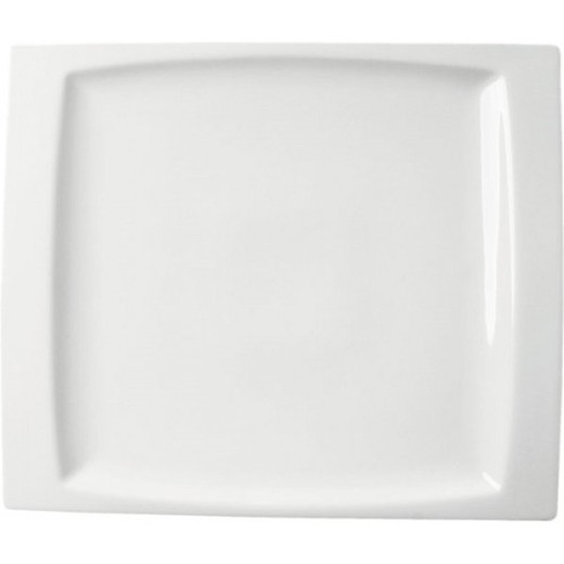 Bandeja / Fuente porcelana color blanco 28x24 cm colección Góndola