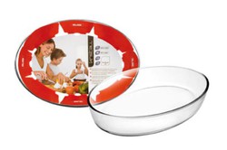 Fuente Horno Borosilicato Oval
