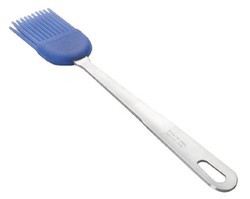 Pincel Silicona Mango Inox. - Pack 6 Unidades