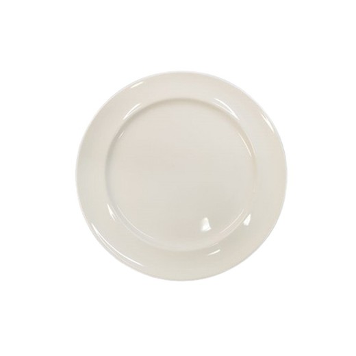 Plato hondo pasta porcelana Fine China color crema Ø30 cm colección Advantage