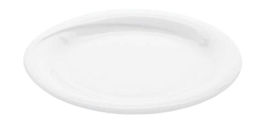 Plato llano redondo pan de porcelana reforzada color blanco Ø17 cm colección X-Tanbul