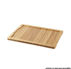 Bandeja bambú rectang. 37,5x28 cm colección Basalt
