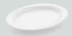 Bandeja / fuente oval de porcelana reforzada color blanco 39 cm colección X-Tanbul