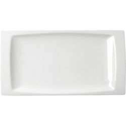 Bandeja / Fuente porcelana color blanco 38x21 cm colección Góndola