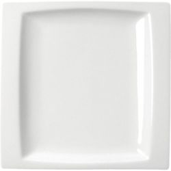 Bandeja / fuente Rabanera porcelana color blanco 18x18 cm colección Góndola