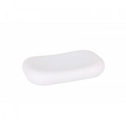 Bandeja rectangular de porcelana stoneware color blanco  20x13x4 cm colección Cantabo