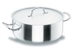 Cacerola Cheff-Classic Baja Con Tapa - Inox. 18/10