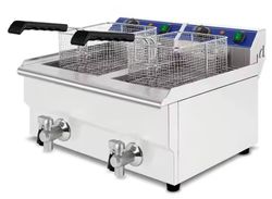 FREIDORA ELECTRICA 10 x 2 ltr. CON GRIFO (Doble)