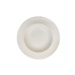 Plato hondo porcelana Fine China color crema Ø23 cm colección Advantage