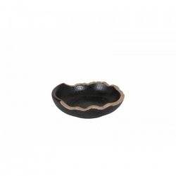 Plato redondo stoneware con forma rústica Ø12x3,5 cm colección Sucro